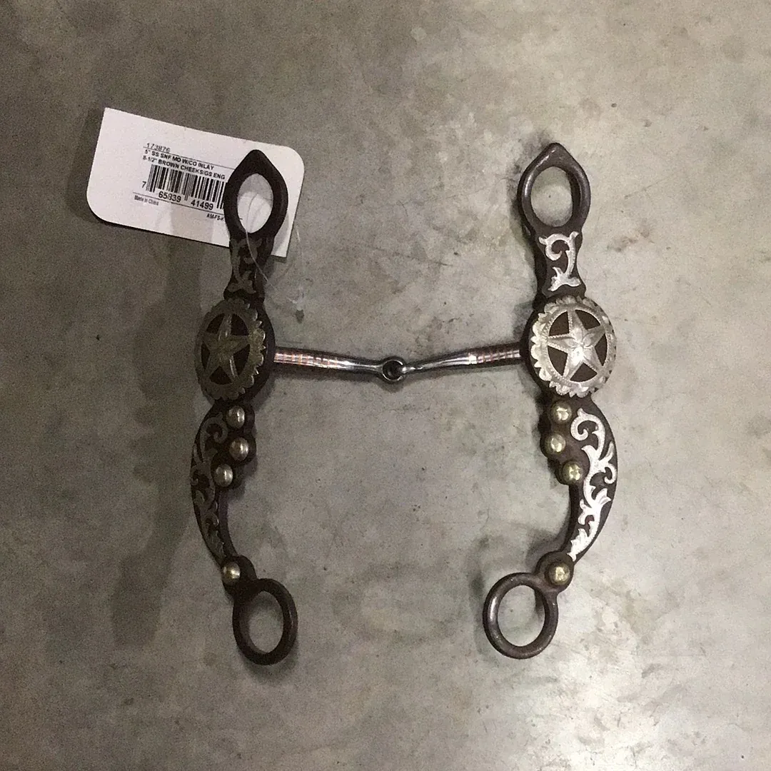 Formay Star Shank Smooth Snaffle Bit