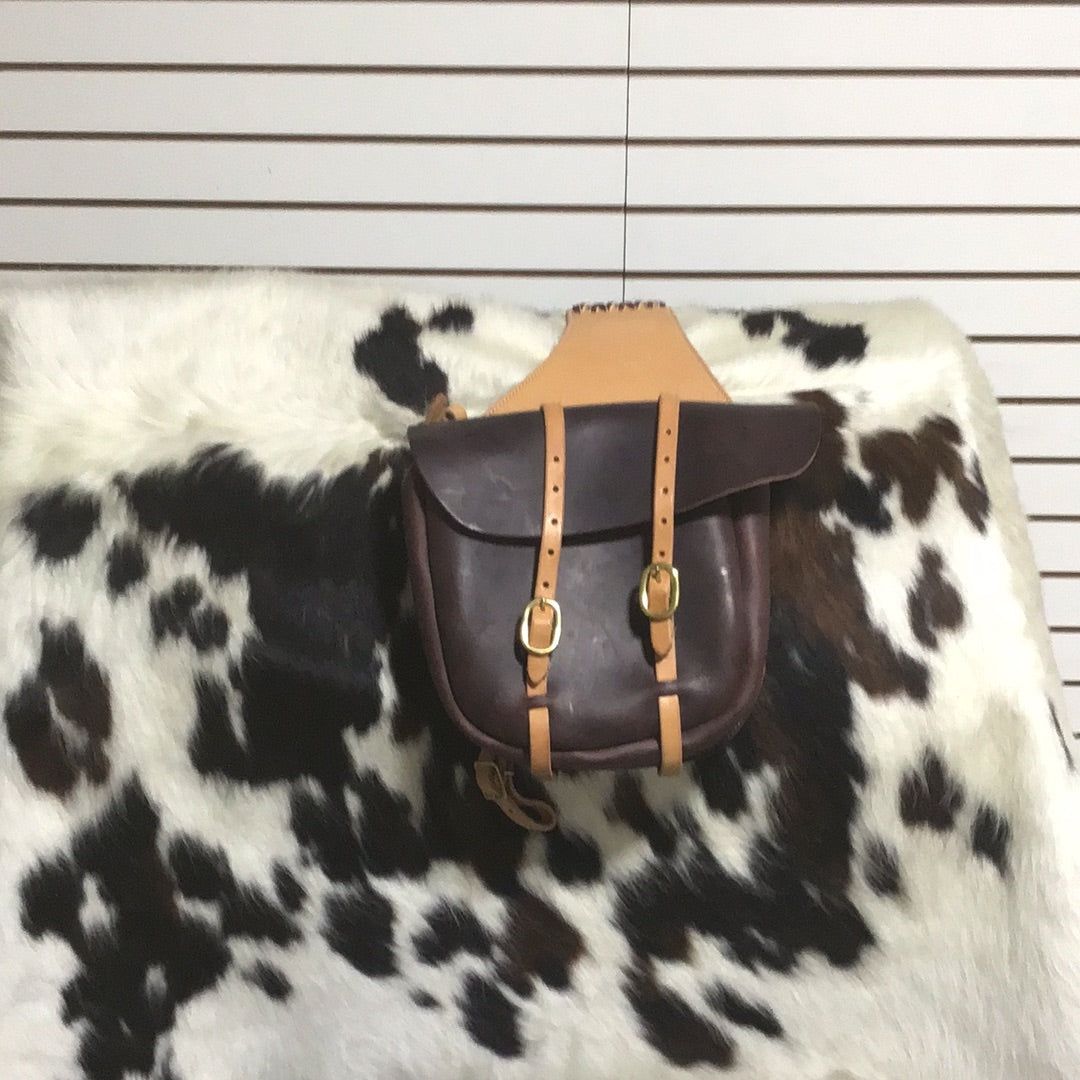 Heavy Leather Saddle Bag