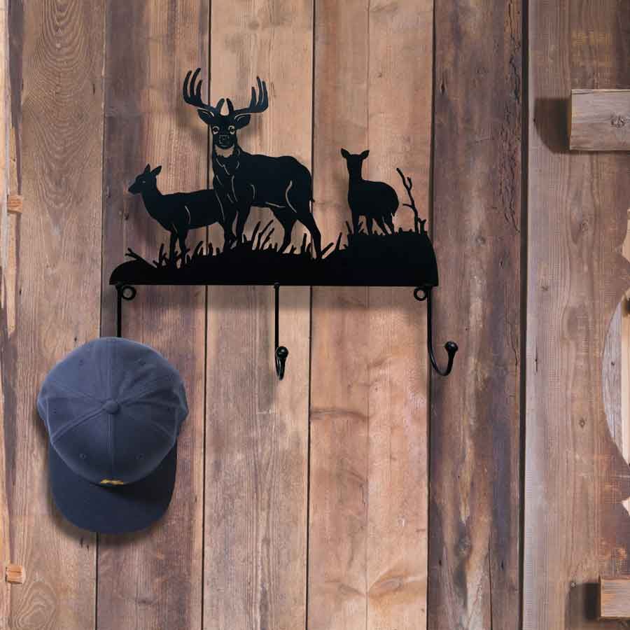 Herd of Deer Wall Mounted Coat Hanger