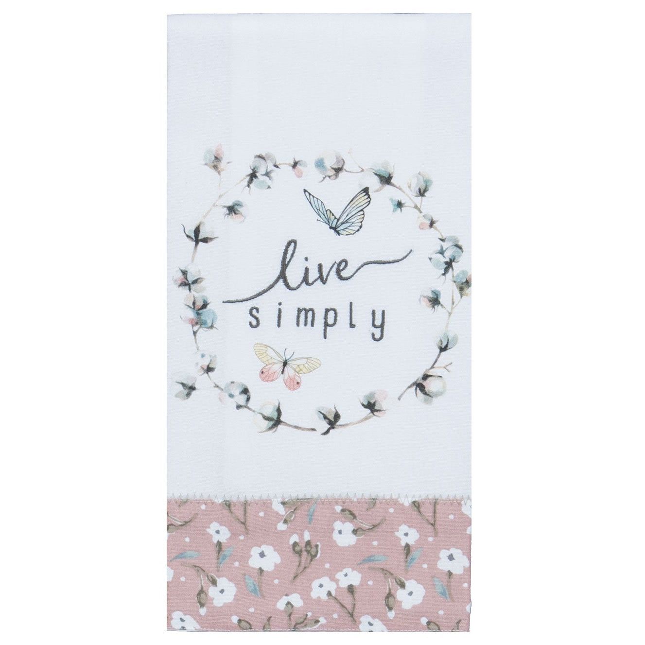 HM Live Simply Tea Towel