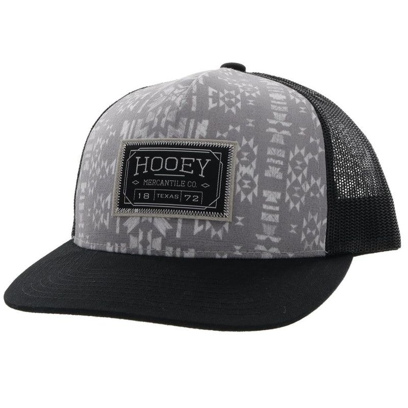 Hooey "Doc" Snapback Cap - Grey/Black