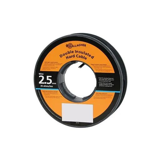 Gallagher 2.5mm Double Insulated hard Cable-20M