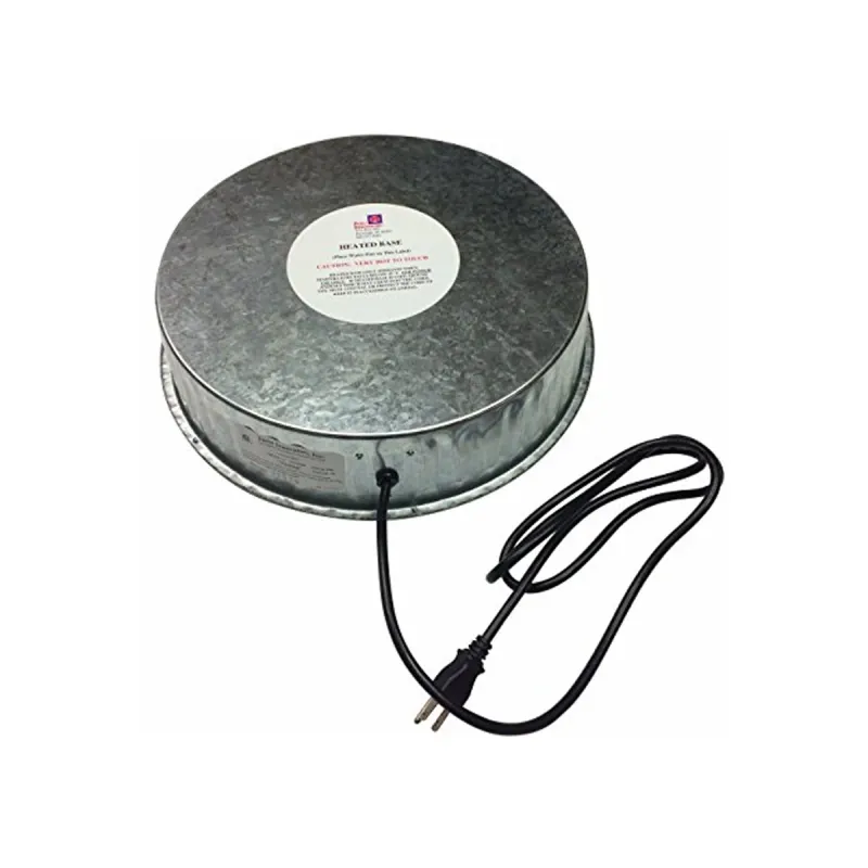 Heated Galv. Base Poultry Fount