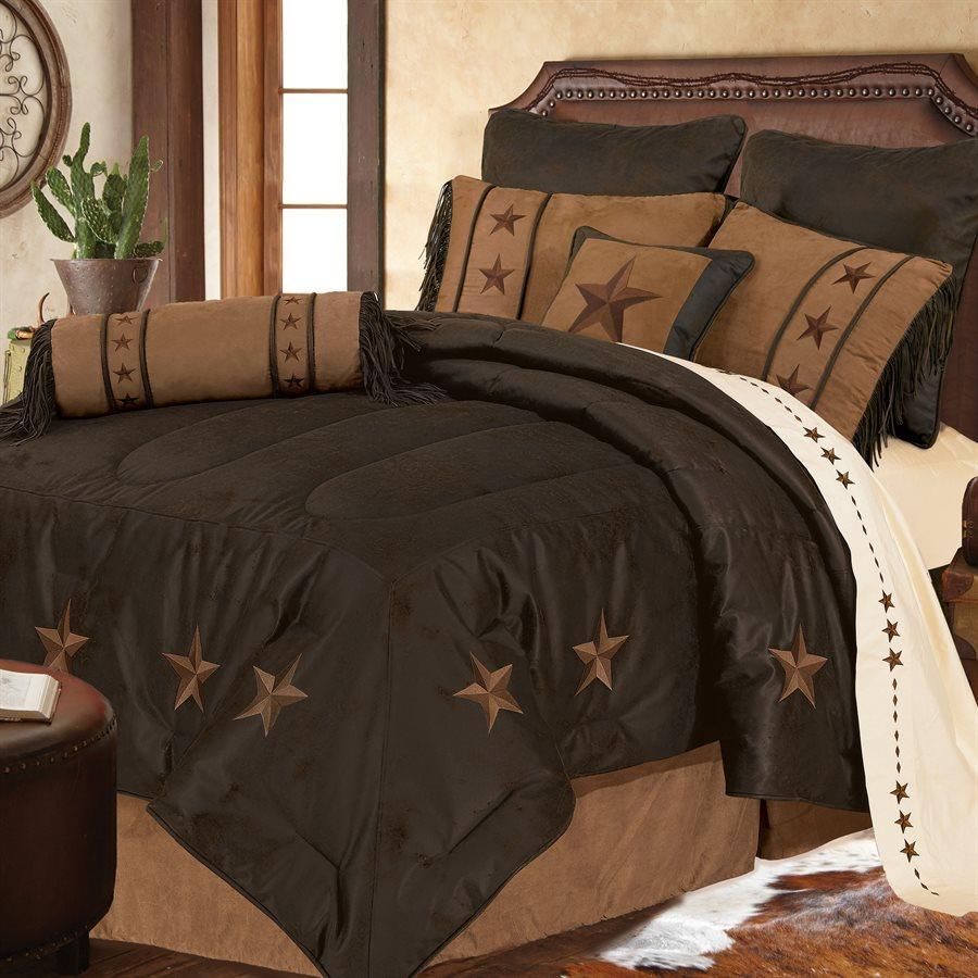 Hiend Laredo Comforter Set Chocolate Super King