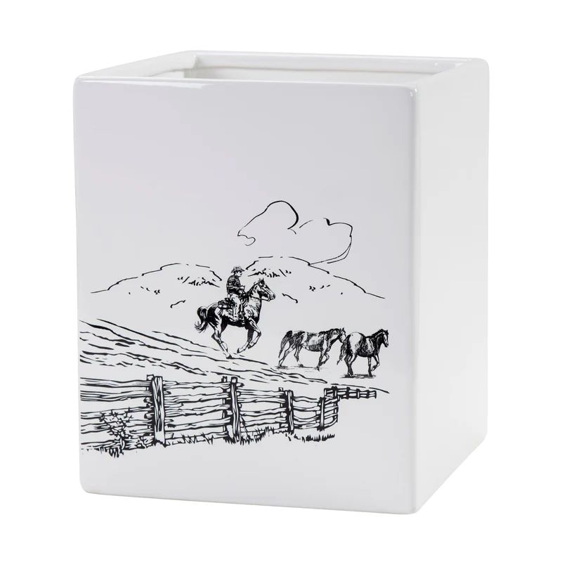 HiEnd Life Ceramic Wastebasket