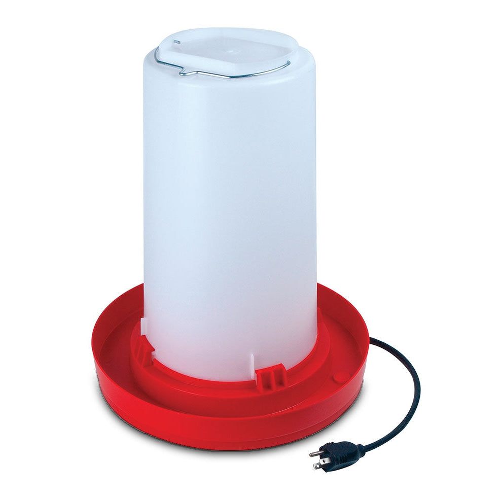 Heated Plst Poultry Fount 3 gal