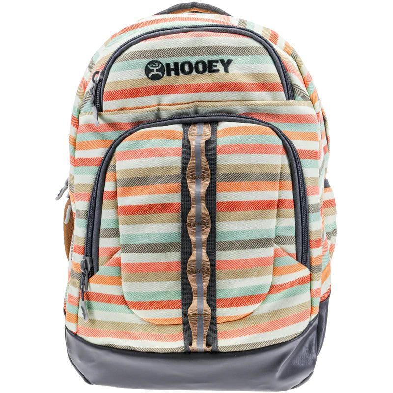 Hooey "Ox" Backpack - Cream/Tan Stripe