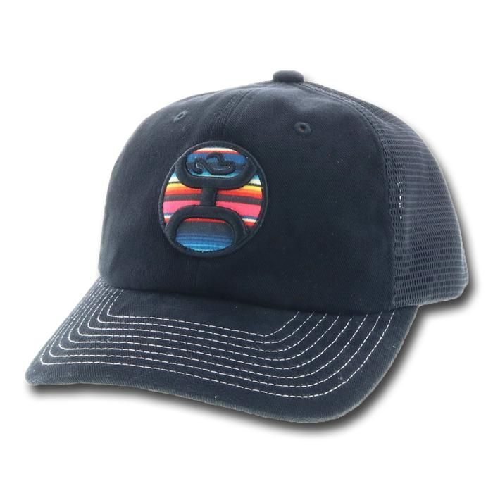 Hooey "Kalahari" Black / Black 6-Panel Hat with Patch - Youth