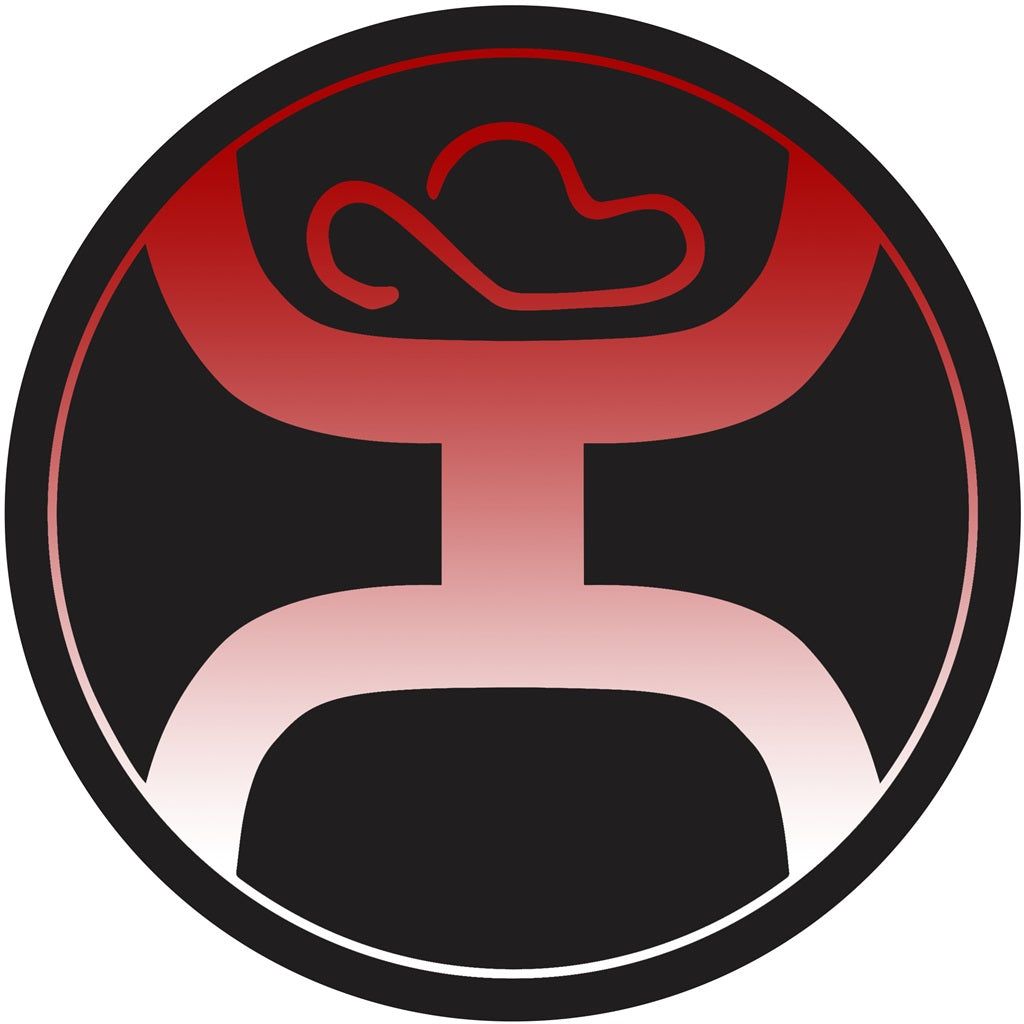Hooey 2.0 Red Ombre 4" Sticker