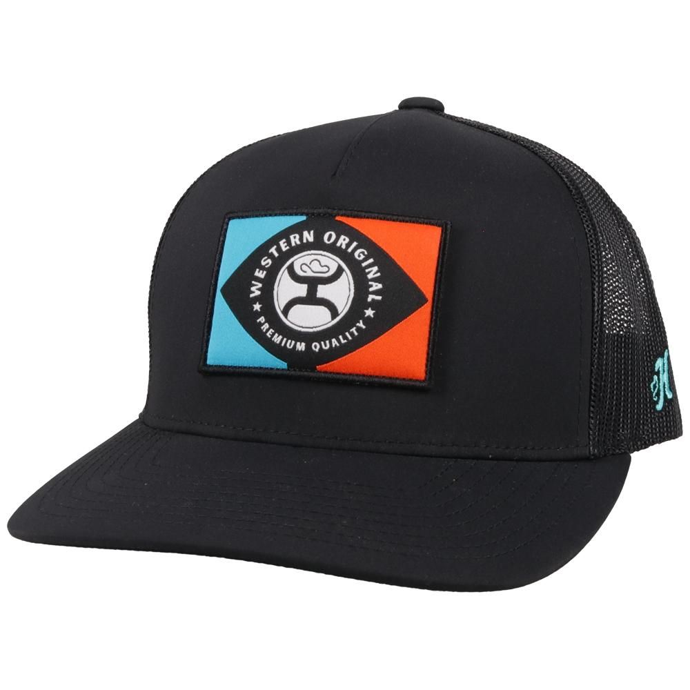 Hooey Iris Trucker Cap - Black w/Patch