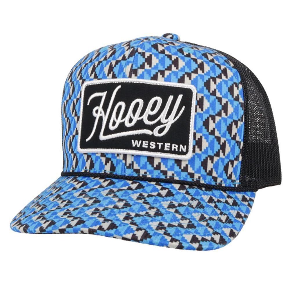 Hooey Lakota Trucker Cap - Blue &amp; Black w/Patch