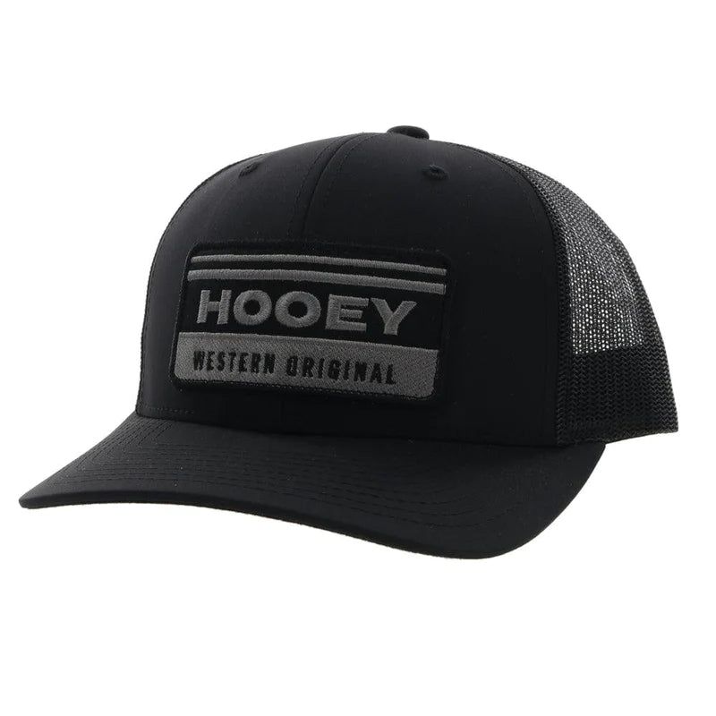 Horzion Hooey Black 6 Panel Trucker Cap