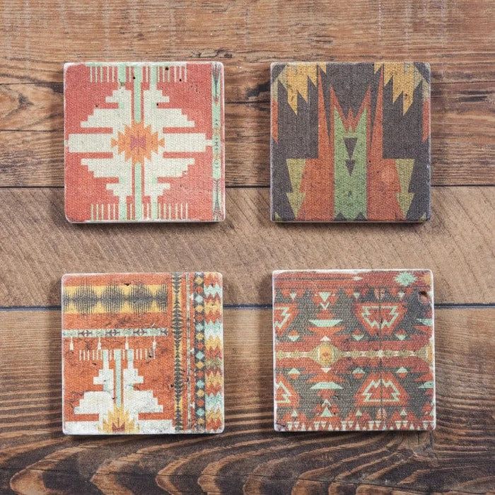 Hiend Aztec Coasters - 4pc