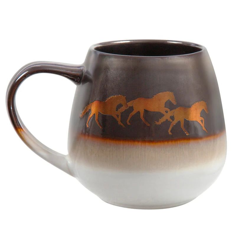 HiEnd Ceramic Running Remuda Ceramic Mug