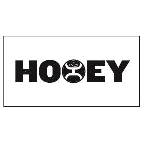 Hooey Black/White 4" by 2" Rectangle Sticker
