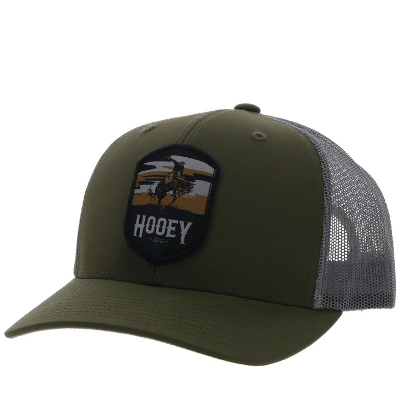 Hooey Cheyenne Trucker Cap - Olive/Grey