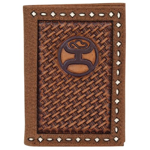 Hooey Trifold Wallet Basketweave