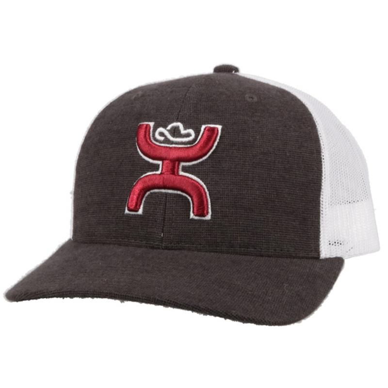 Hooey Youth Sterling Trucker Cap - Black &amp; White w/Logo