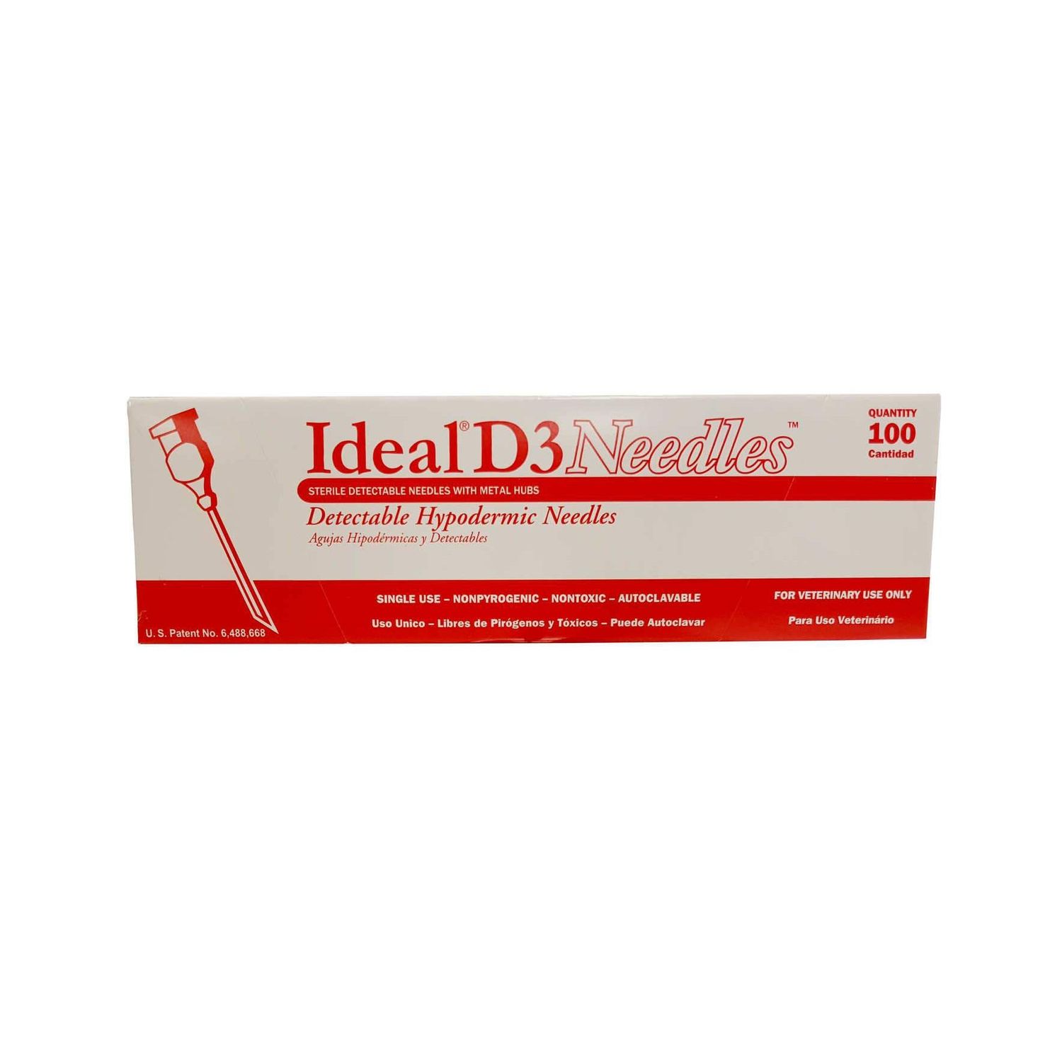 Ideal D3 Needle 18x1 1/2 100pk