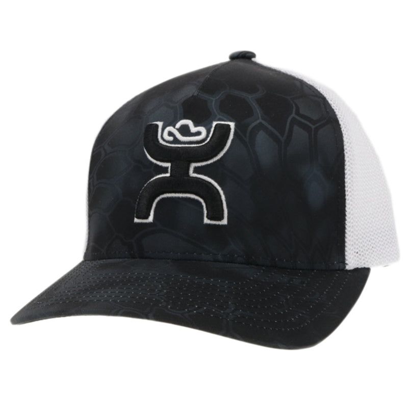 Hooey Bass Trucker Cap - Black &amp; White