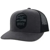 Hooey Cheyenne Trucker Cap - Charcoal &amp; Black w/Patch