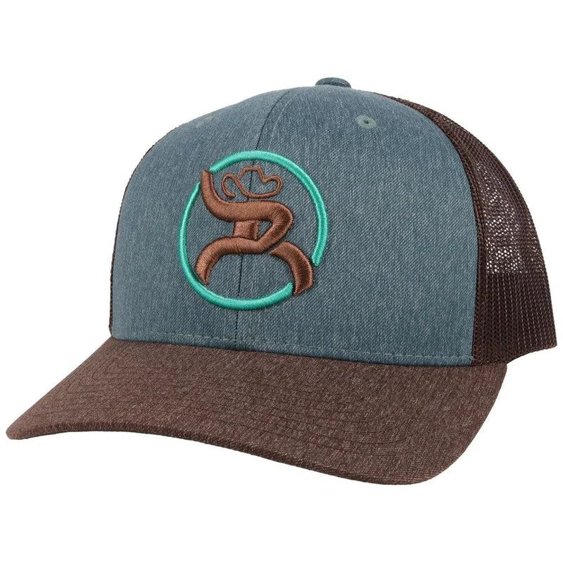 Hooey Strap Trucker Cap - Brown/Blue