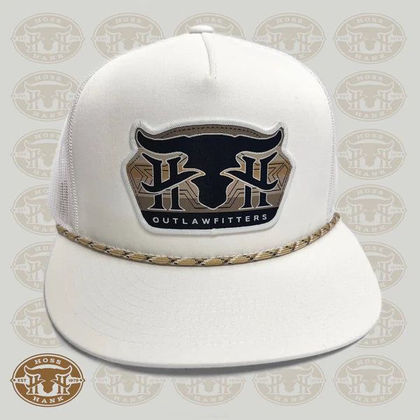 Hoss &amp; Hank Jackson Hat-White