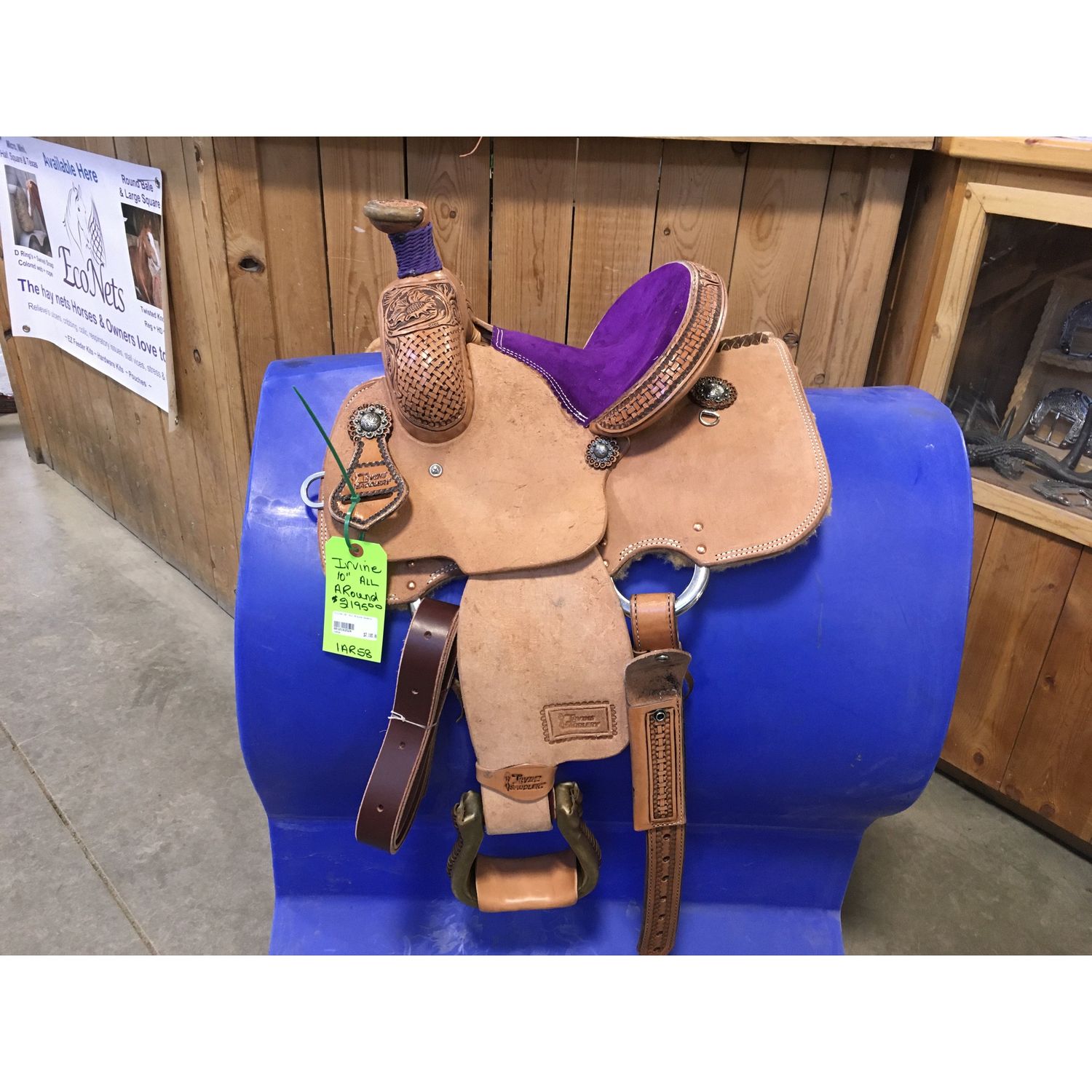 Irvine 10" All Around Saddle