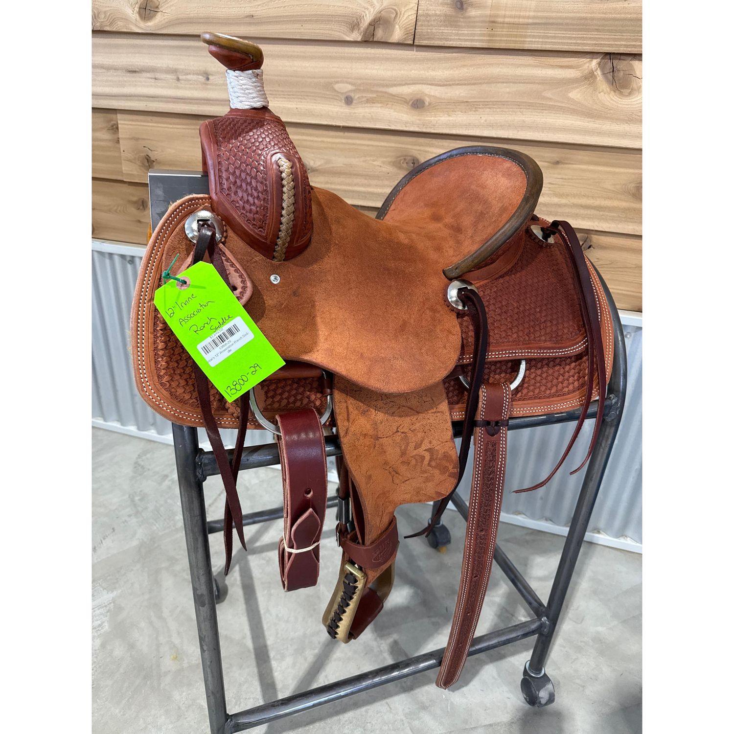 Irvine 12" Association Ranch Saddle-2