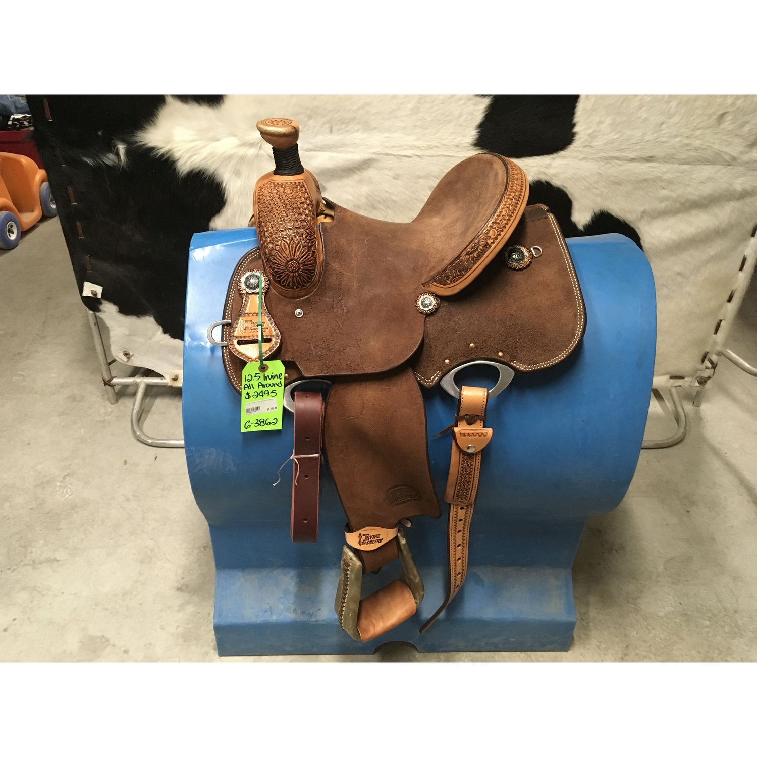 Irvine 12.5" All Around Saddle - 6-3862
