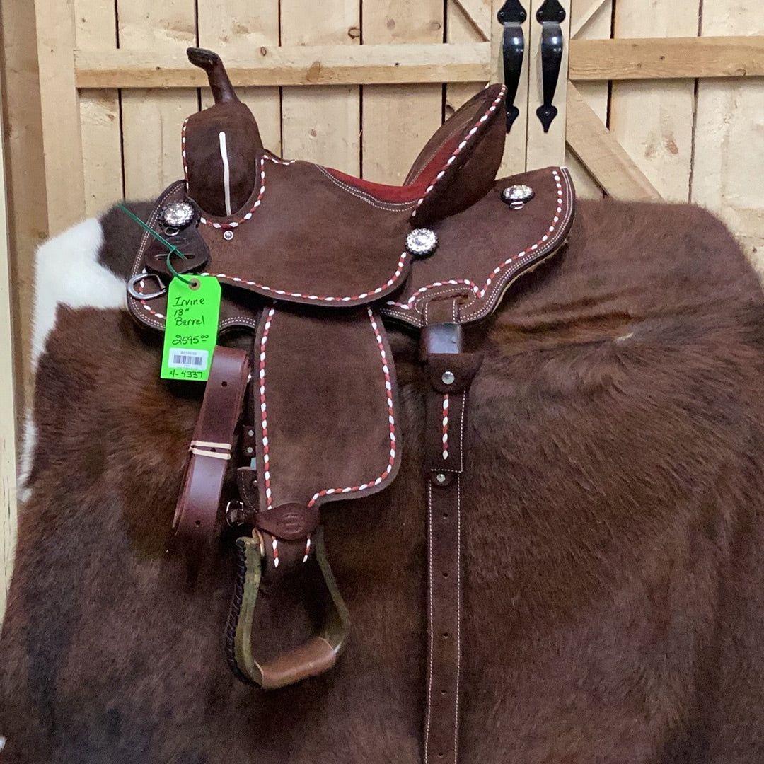 Irvine 13" Barrel Saddle
