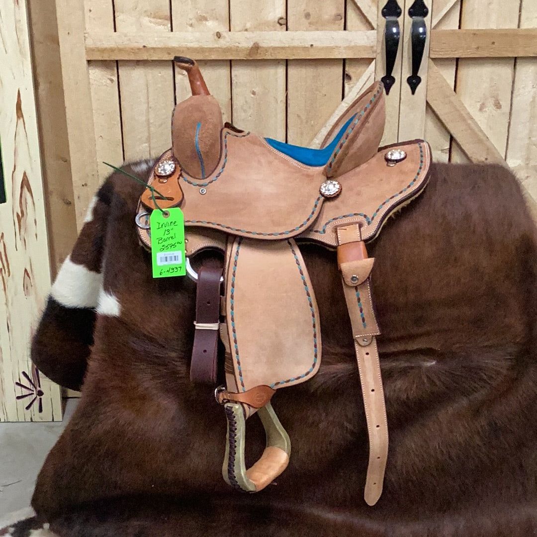 Irvine 13" Barrel Saddle-1