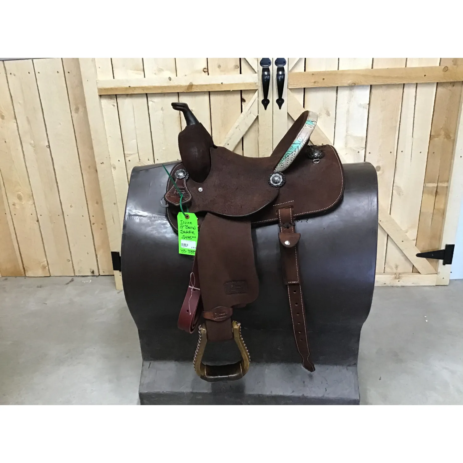 Irvine 13" Barrel Saddle - B5-3882