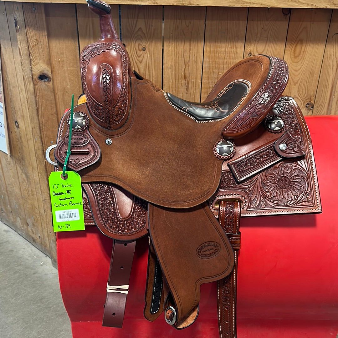 Irvine 13" Custom Barrel Saddle