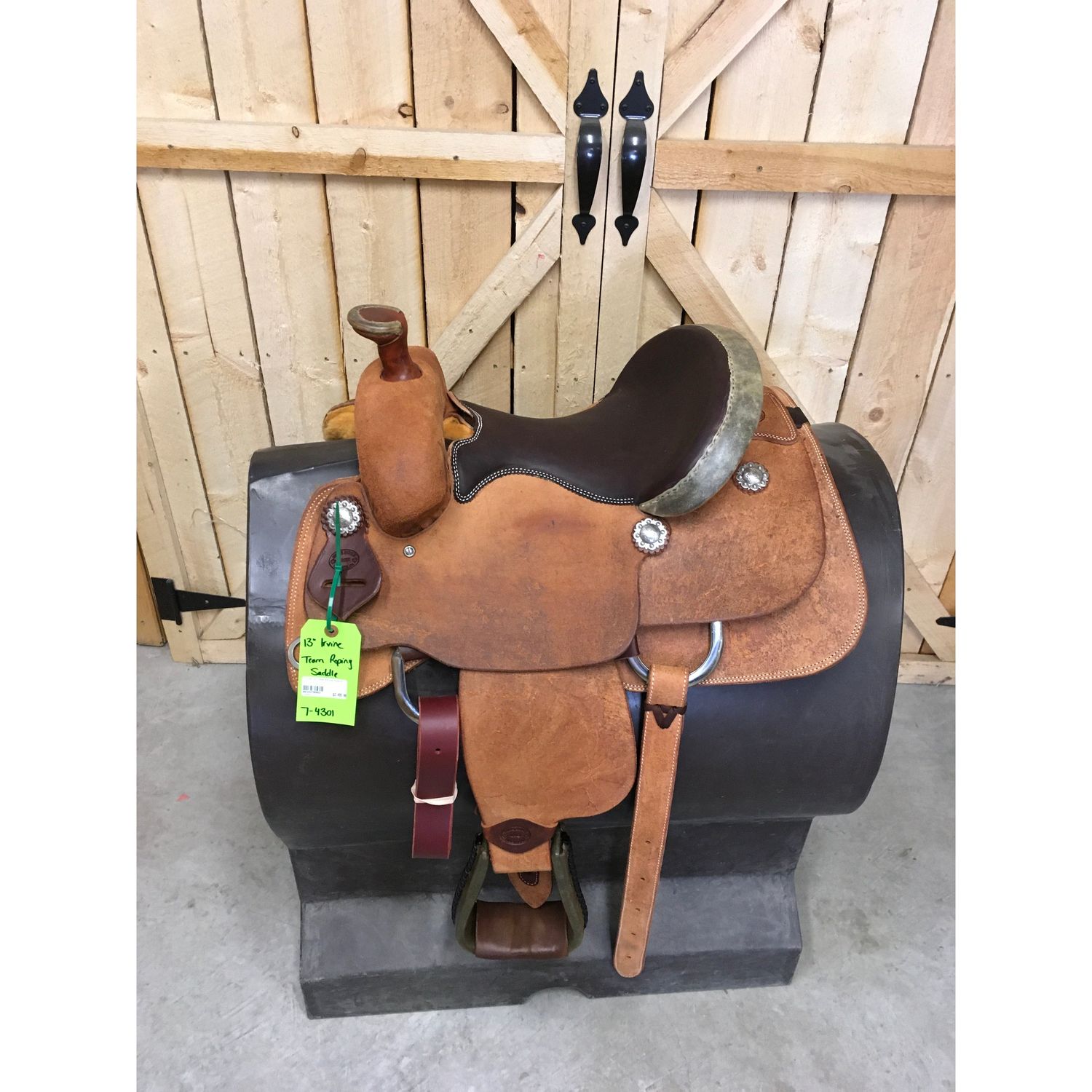 Irvine 13" Team Roping Saddle - 7-4301