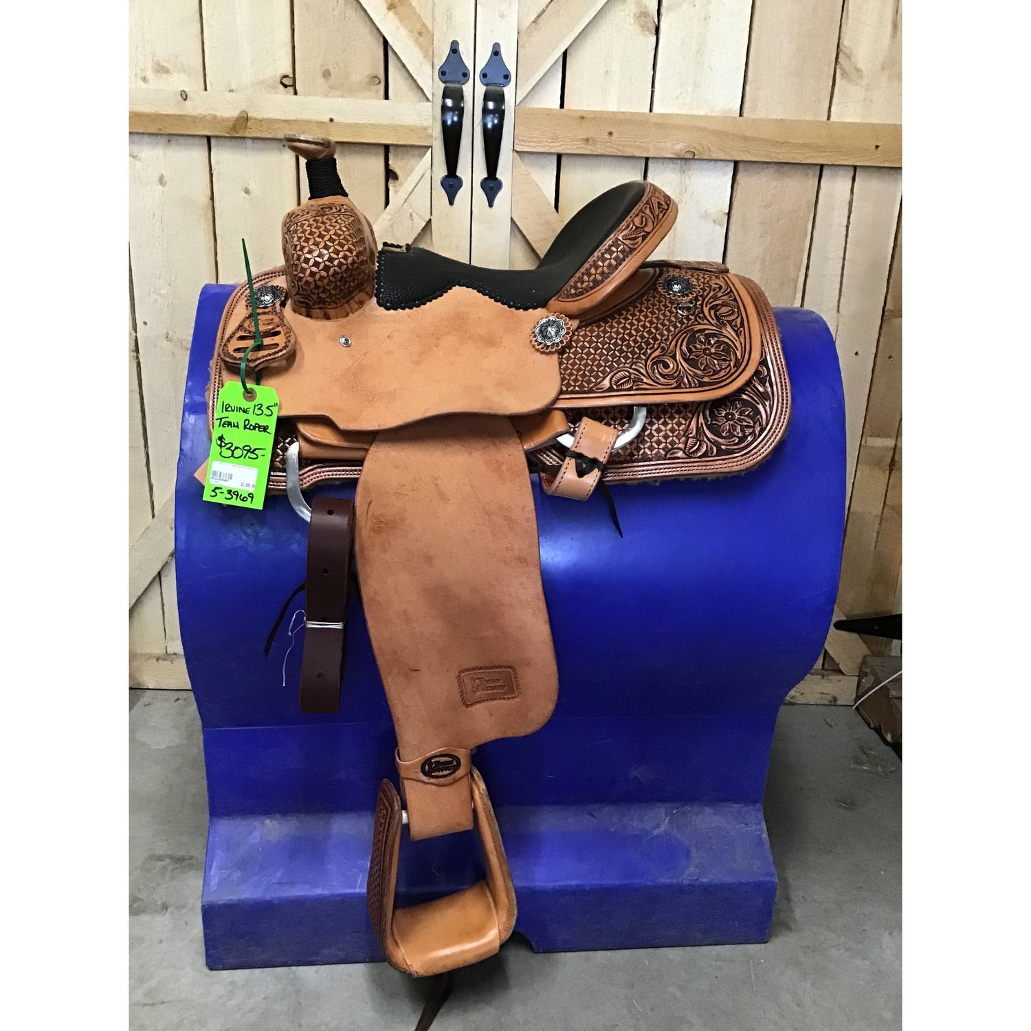 Irvine 13.5" Team Roping Saddle