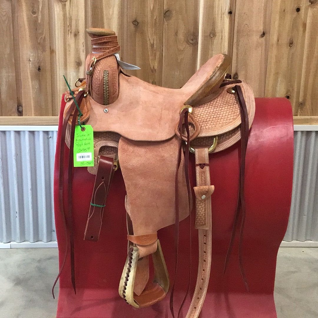 Irvine 14" Association Modified Ranch Saddle - Post Horn