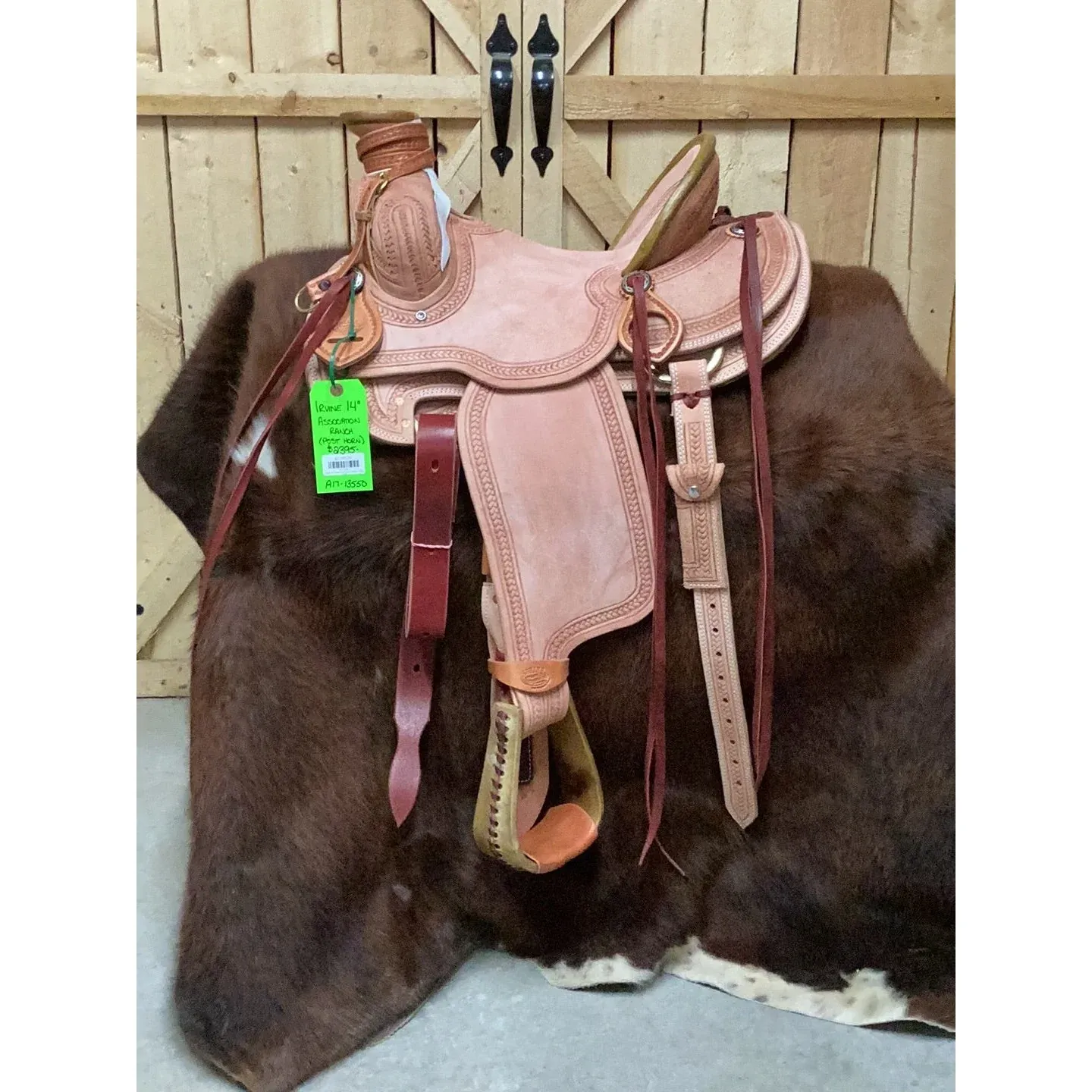 Irvine 14" Post Horn Association Ranch Saddle