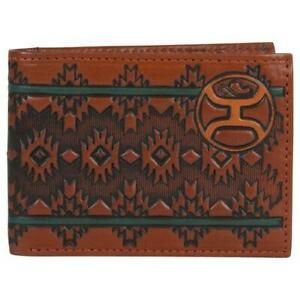 Hooey Bifold Wallet Chestnut Aztec