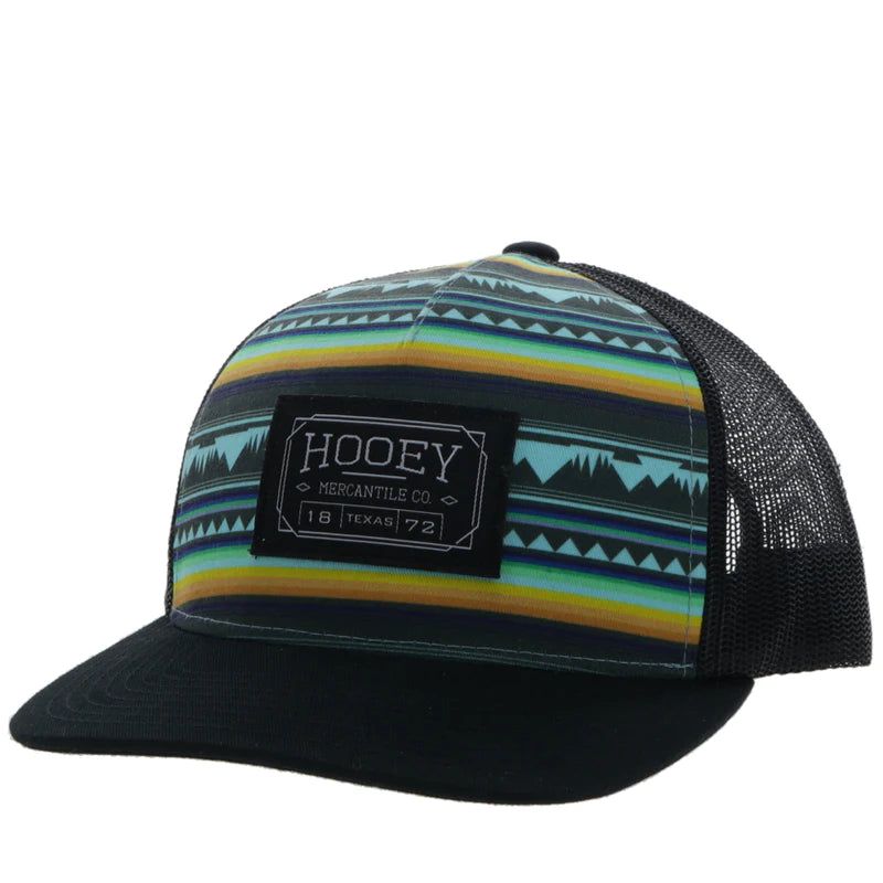 Hooey Doc Aztec Ball Cap - Turquoise/Black