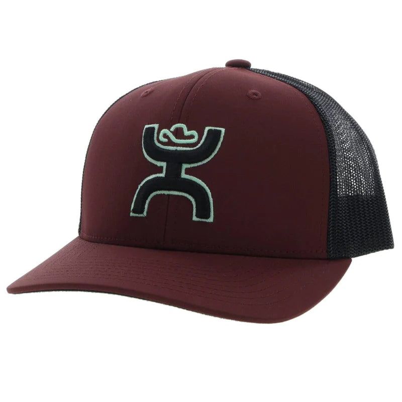 Hooey Sterling Trucker Cap - Maroon/Black