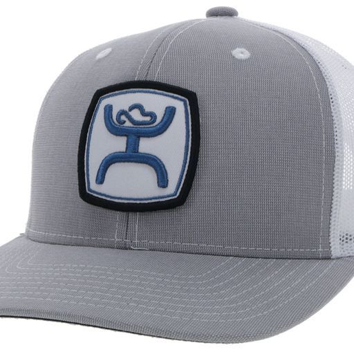 Hooey Youth Zenith Flexfit Cap - Grey w/Teal Patch