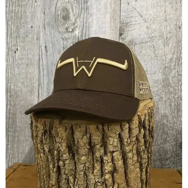 Hostile Western Cap- Brown/Beige