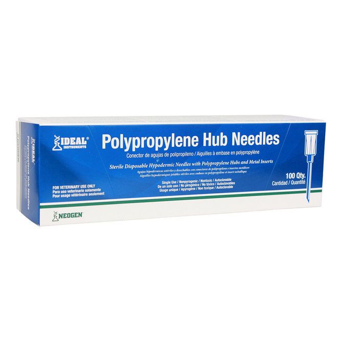 Ideal Disposable Poly Needle - 18 x 1 1/2 100pk