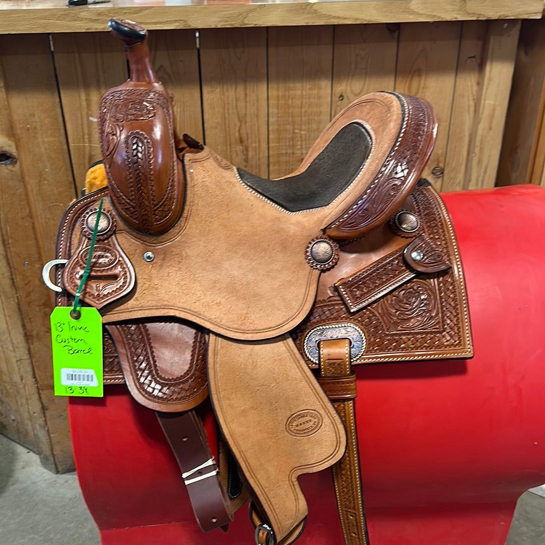 Irvine 13" Custom Barrel Saddle-1