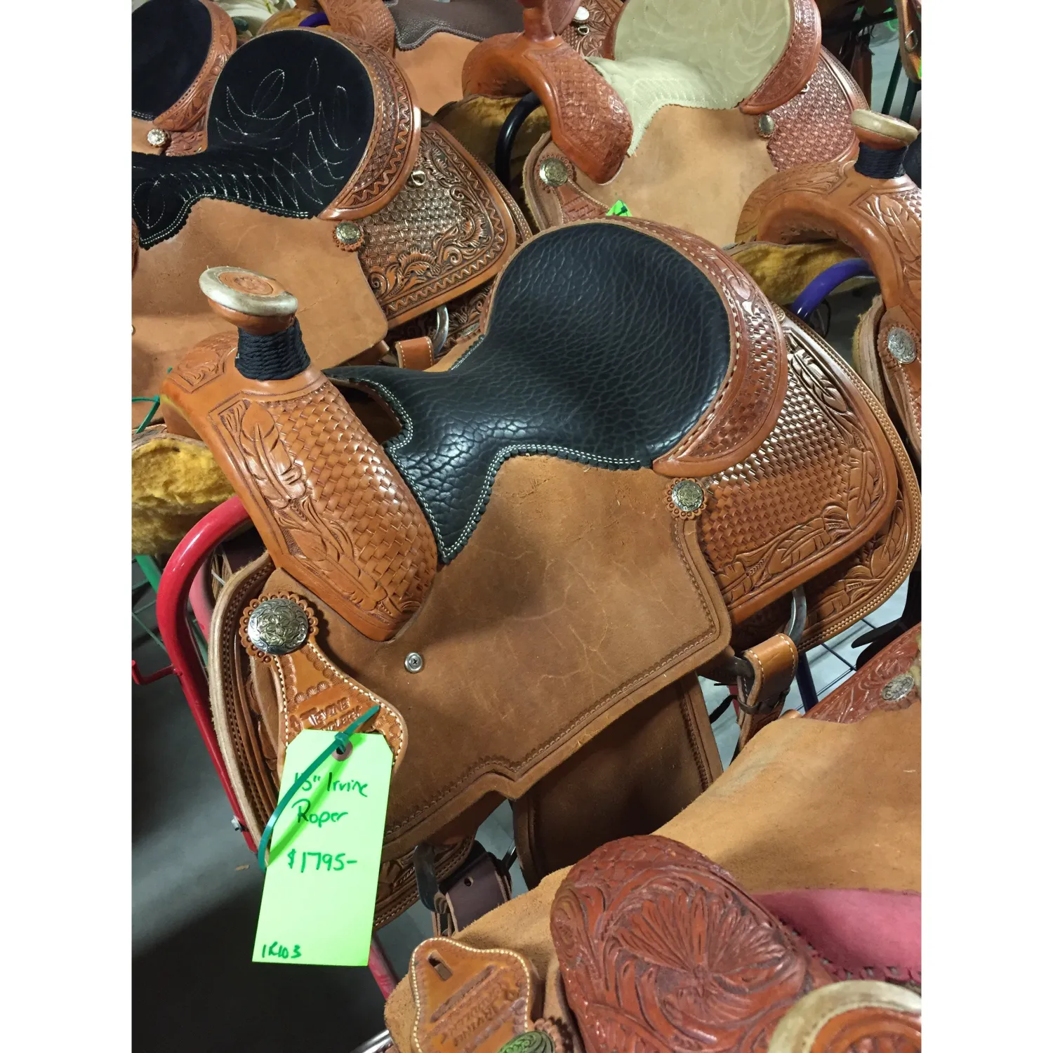 Irvine 13" Rope Saddle
