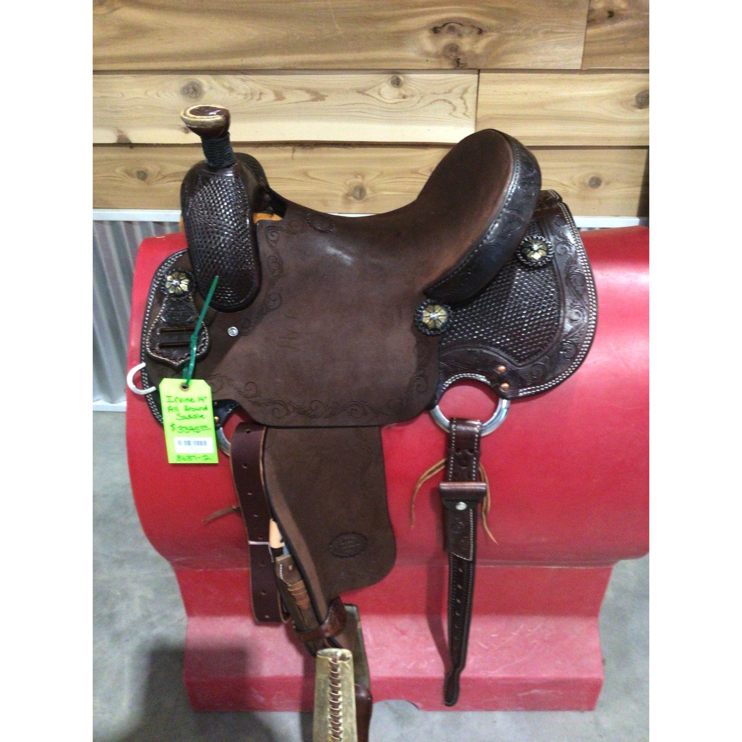 Irvine 14" All Around Saddle-Chocolate