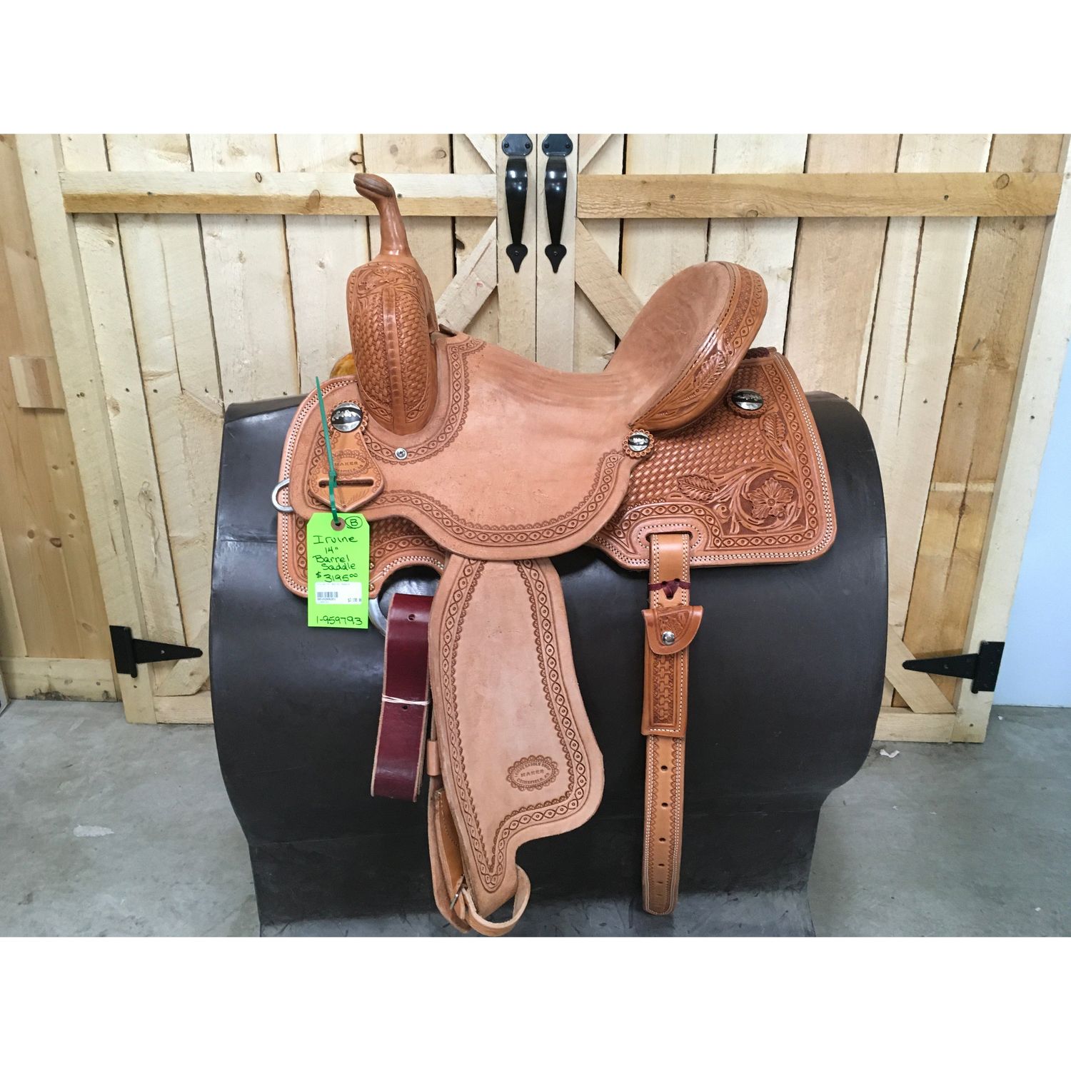 Irvine 14" Barrel Saddle - 1-959793