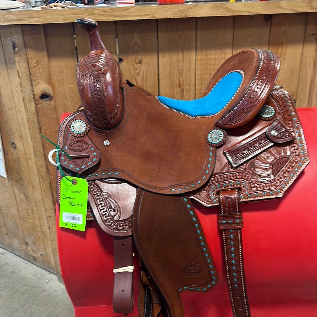 Irvine 14" Custom Barrel Saddle-4