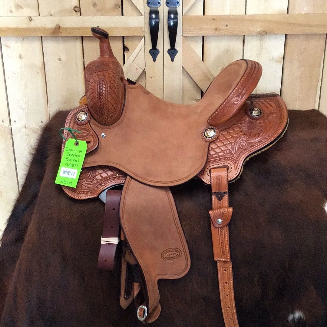 Irvine 14" Custom Barrel Saddle-3